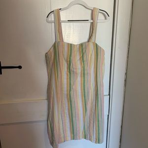 Stripped tight summer dress